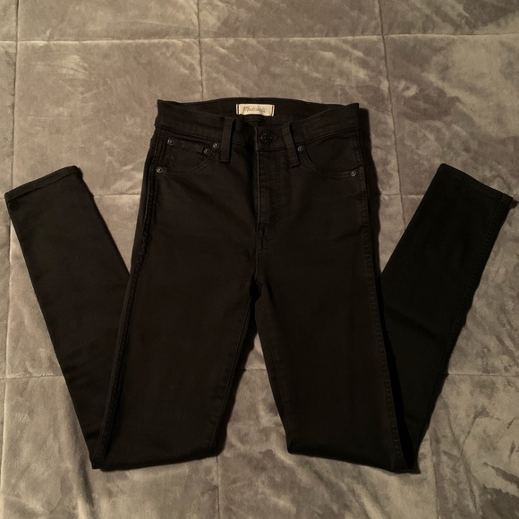 Black High Waist a Skinny Jeans - Picture 4 of 7